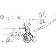 Carburateur complet - Raccord d'admission