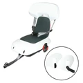 PORTE BEBE/SIEGE ENFANT ARRIERE POLISPORT A FIXER SUR PORTE BAGAGE FIXATION ETAU GUPPY JUNIOR BLANC COUSSIN GRIS (6ANS - JUSQU'A 35 kg) HOMOLOGUE - EN BOITE INDIVIDUELLE
