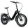 VELO ELECTRIQUE/VAE PLIANT FAT BIKE 20 LEADER FOX CODY MIXTE NOIR 7V MOTEUR ROUE AR BAFANG 36V 80Nm BATTERIE 16Ah