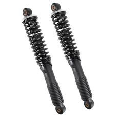 AMORTISSEUR CYCLO PEUGEOT 103/MBK 51 REGLABLE NOIR (ENTRAXE 360 mm) (PAIRE) -SELECTION P2R