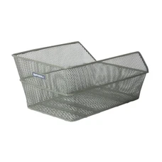 PANIER ARRIERE ACIER NID ABEILLE BASIL VERT OLIVE (38x24x11cm)