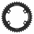 PLATEAU ROUTE 4BRA D.110 POUR SHIMANO ULTEGRA R8100/8170 DURA-ACE R9200/9270 105 R7100 TA X110 42DTS EXTERIEUR NOIR 12V.