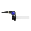 POIGNEE DE GAZ 50 A BOITE REPLAY TIRAGE RAPIDE ALU NOIR/BLEU