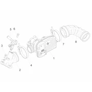 Corps papillon - Injecteur - Raccord d'admission