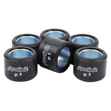 GALET/ROULEAU MAXISCOOTER POLINI 20x14,95 9g HI SPEED POUR HONDA 125 PCX, SH, PANTHEON, S-WING/ KYMCO 125 DINK, GRAND-DINK (PAR 6) (242.427)