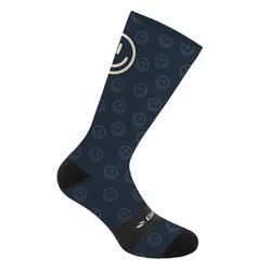 CHAUSSETTES/SOCQUETTES ETE GIST TRENDY SMILE BLEU 38/42 ECOLOGIQUE - HAUTEUR 20cm (PAIRE) -5863