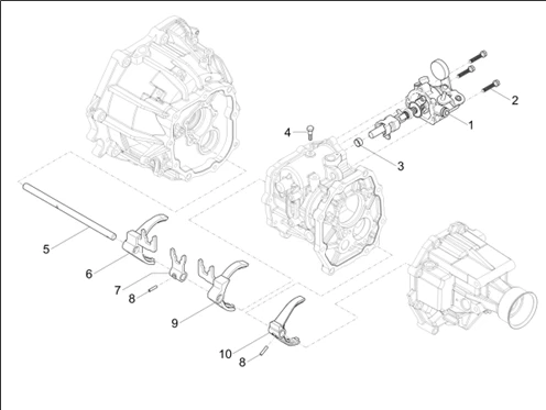 03_Levier de la boîte de vitesses