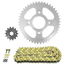 CHAIN AND SPROCKET KIT FOR DAELIM 125 ROADSPORT 2008>2016  428  14x45  (REAR SPROCKET Ø 58/90/10.5)  (OEM SPECIFICATIONS)  -AFAM-