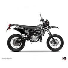DECAL STICKERS FOR 50cc MOTORBIKE PREDATOR BLACK FOR MBK 50 XLIMIT 2007>2011/YAMAHA 50 DT 2007>2011  -KUTVEK-