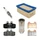 KIT ENTRETIEN ORIGINE PIAGGIO MOTO-GUZZI V7 750 STONE 2015>2016 E3 (FILTRE A HUILE-FILTRE A AIR-BOUGIES-PLAQUETTES FREIN AV+AR) -2R000327