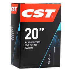 CHAMBRE A AIR VELO 20 x 1.75-2.125 CST VALVE STANDARD 40 mm