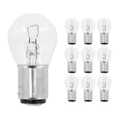 AMPOULE/LAMPE STANDARD 12V 21W CULOT BA15d NORME 1142 GRAISSEUR BLANC (BOITE DE 10) -FLOSSER