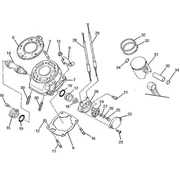 Groupe cylindre-piston-axe