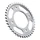 COURONNE MOTO ADAPTABLE HONDA 125 CB F 2021> 428 41 DTS ACIER GRIS (DIAM 80/110/8.5) -JT SPROCKETS
