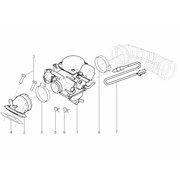 Carburateur complet - Raccord d'admission