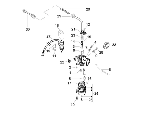 Composants de carburateur