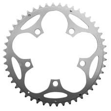 CHANRING FOR ROAD BIKE-5 arms- 48T. Ø110 -OUTER- DURAL SILVER STRONGLIGHT (SHIMANO TYPE 8/9 Speed)