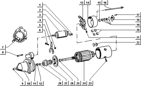 Demarreur electrique 