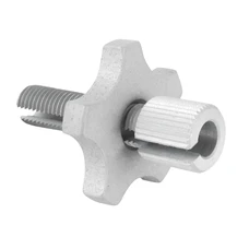 VIS CREUSE TENDEUR DE CABLE MOTO DIAM M8 AVEC MOLETE ALU POUR GAINE 6,10 mm (VENDU A L'UNITE)  -DOMINO ORIGINE-
