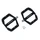 FLAT PEDAL-FOR BMX/DOWNHILL - NEWTON - ALUMINIUM CNC - BLACK-ON BEARINGS- Thread 9/16 with removable silver grip pins (PAIR) 120x108mm