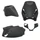 CARROSSERIE/CARENAGE SCOOT ADAPTABLE PIAGGIO 50 ZIP 2000> NOIR MAT (KIT 4 PIECES) -P2R