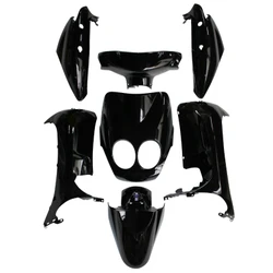 FAIRINGS/BODY PARTS FOR SCOOT  MBK 50 OVETTO 2008>2010 ANALOG SPEEDOMETER /YAMAHA 50 NEOS 2008>2010 ANALOG SPEEDOMETER   BLACK GLOSS  (7 PARTS KIT )
