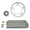 KIT CHAINE ADAPTABLE HONDA 600 CB F HORNET 2007>2013 525 16x43 (DIAM COURONNE 112/138/12.25) (DEMULTIPLICATION ORIGINE) -AFAM