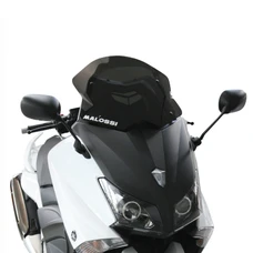 WINDSHIELD FOR MAXISCOOTER YAMAHA 530 TMAX 2012>2016 (SHORT-DARK SMOKED H 430mm x Wd 445mm) -MALOSSI