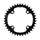CHAINRING FOR MTB- Ø104 4 Arms- SINGLE 34T.Ø 104 TA ONE ALUMINIUM MATT BLACK- FOR SHIMANO / SRAM / RACE FACE / FSA 10/11/12Speed.