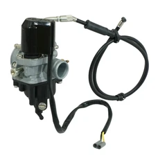 CARBURATEUR DELLORTO PHVA 12 POUR PIAGGIO 50 TYPHOON 1997>, NRG 1997>, NTT 1997> (MONTAGE SOUPLE - AVEC GRAISSAGE - LIVREE AVEC STARTER AUTO) (REF 08330)