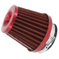 FILTRE A AIR CONIQUE ROUGE FIXATION DROITE DIAM 35/45 mm -SELECTION P2R