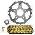 KIT CHAINE ADAPTABLE PEUGEOT 50 XPS STREET 2005>2009  420  11x52  (DIAM COURONNE 62/108/8.5)  (DEMULTIPLICATION ORIGINE)  -AFAM-