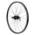 ROUE VTT DISQUE BLOCAGE 24" KLIXX 23 MOYEU SHIMANO QB400 CASSETTE 11/10/9V 6 TROUS NOIR JANTE 23C 32 RAYONS INOX