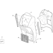 Carrosserie av. - Tablier AV.