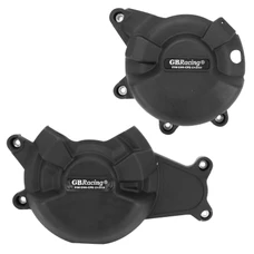PROTECTION/COUVRE CARTER PARTIEL MOTO POUR YAMAHA 700 MT-07 2014>, XSR 2014>2021 POLYTRON NOIR (PAIRE)  -AVOC-