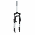 FORK- FOR MTB 26 " ZOOM SUSPENSION STEEL-COIL/ELASTOMER- FOR V-BRAKE / DISC- BLACK TRAVEL. 60mm THREADED STEERER (230/100mm) INTERNAL Ø 1"1/8-28,6.