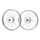 JANTE/ROUE CYCLO 17" 1,4x17 A RAYON POUR PEUGEOT 103 VOGUE AVANT/ARRIERE 36 TROUS (PAIRE) -SELECTION P2R