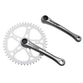 CHAINSET FOR URBAN BIKE- STRONGLIGHT SL55 -ALUMINIUM- -SILVER- 170mm 46T. CHAIN 2.38 (TAPERED SQUARE 115mm)