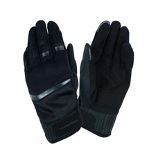 GLOVES- SPRING/SUMMER TUCANO PENNA BLACK  T12 (XL)  (APPROVED EN13594/2015) (TOUCH SCREEN FUNCTION)