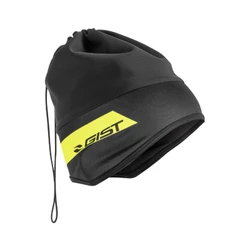 NECK WARMER/WINTER CYCLING BONNET- GIST - BLACK / FLUO YELLOW 5490