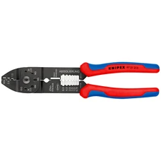 PINCE A SERTIR UNIVERSELLE PRO KNIPEX COMPACT PRECIFORCE 230mm AVEC POIGNEE ERGONOMIQUE POUR COSSES ET CONNECTEURS ISOLES (97 21 215) -MADE IN GERMANY