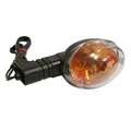 CLIGNOTANT 50 A BOITE ADAPTABLE RIEJU 50 MRX, RR, RS1, SMX 2000> TRANSPARENT/NOIR AR DROIT OU AV GAUCHE (HOMOLOGUE CE) -SELECTION P2R