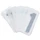 LICENSE PLATE NUMBER FOR MOTORBIKE/SCOOT 45mm PVC - 1 - (SOLD PER 10)