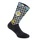 CHAUSSETTES/SOCQUETTES ETE GIST RANGE PIT STOP DAMIER NOIR ET BLANC AVEC VICTUAILLES 43/47 ECOLOGIQUE - HAUTEUR 22 cm (PAIRE) -5868