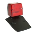 TAIL LIGHT FOR MOPED PEUGEOT 103 SPX RED WITH LICENSE PLATE HOLDER -SELECTION P2R