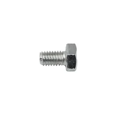 VIS TETE HEXAGONALE DIAM M6x10mm ACIER ZINGUE  (BOITE DE 100 PIECES)  (655040)  -ALGI-