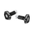 EMBOUT DE GUIDON VOCA V2 ALU CNC NOIR DIAM 14mm (PAIRE)