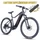 VELO ELECTRIQUE/VAE VTT 27,5 LEADER FOX KENT 2025 GRIS BRILLANT 9V MOTEUR CENTRAL BAFANG M510 36V 95Nm BATTERIE 20Ah (19,5'' - H50cm - TAILLE L - POUR ADULTE DE 178cm à 185cm)