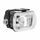 FRONT AUXILIARY LIGHTS - REPLAY -HALOGEN- ADJUSTABLE - LONG RANGE - RECTANGLE SHAPED - BLACK - H3 12V 55W EEC APPROVED - (IDEAL FOR MOTOCROSS NUMBER PLATE)