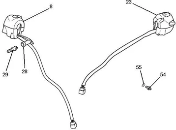 Inverseurs - Commutateurs - Boutons - Interrupteurs